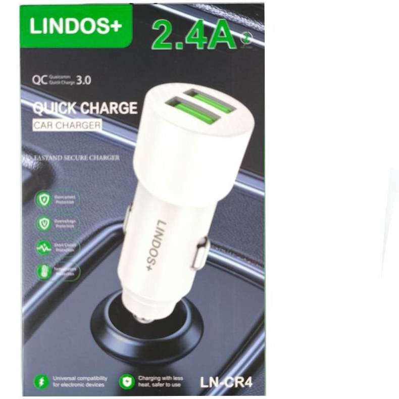 شارژر فندکی ۵۲.۵ وات مدل LN CR2 PD برند لیندوس پلاس